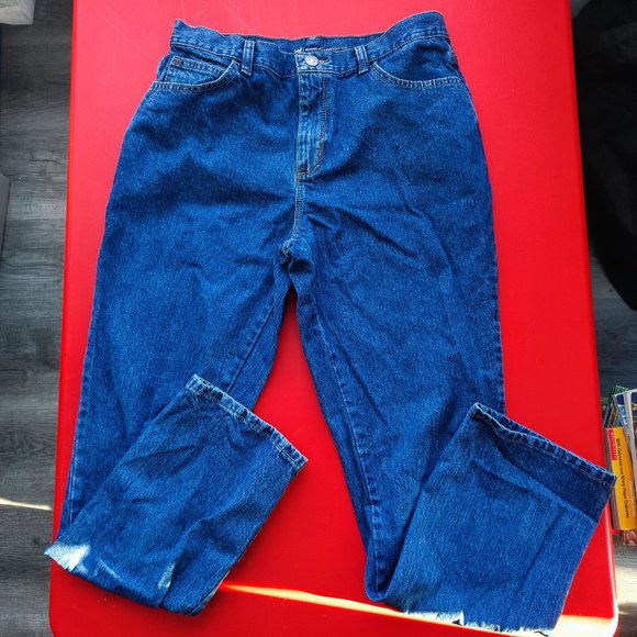 Lee relaxed fit straight leg jeans blue women's size 10 - Picture 1 of 9